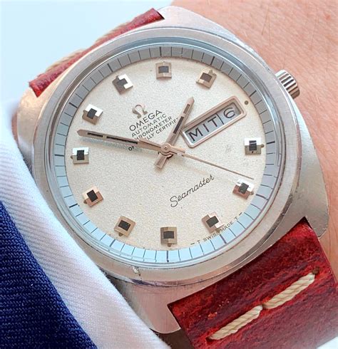 vintage omega seamaster chronometer|vintage omega seamaster day date.